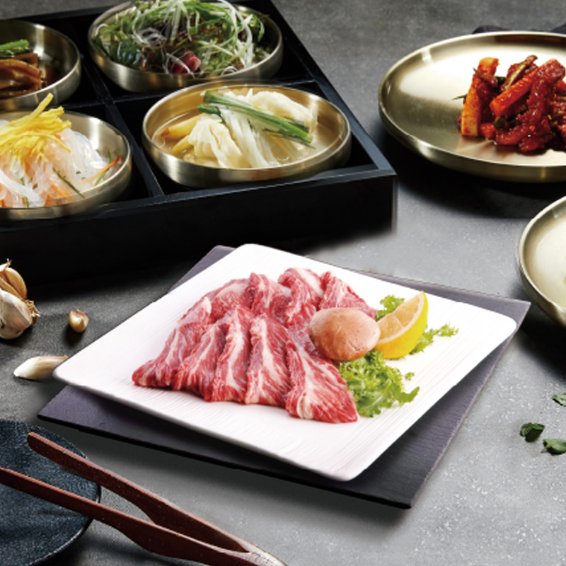 한우 갈비살 반상