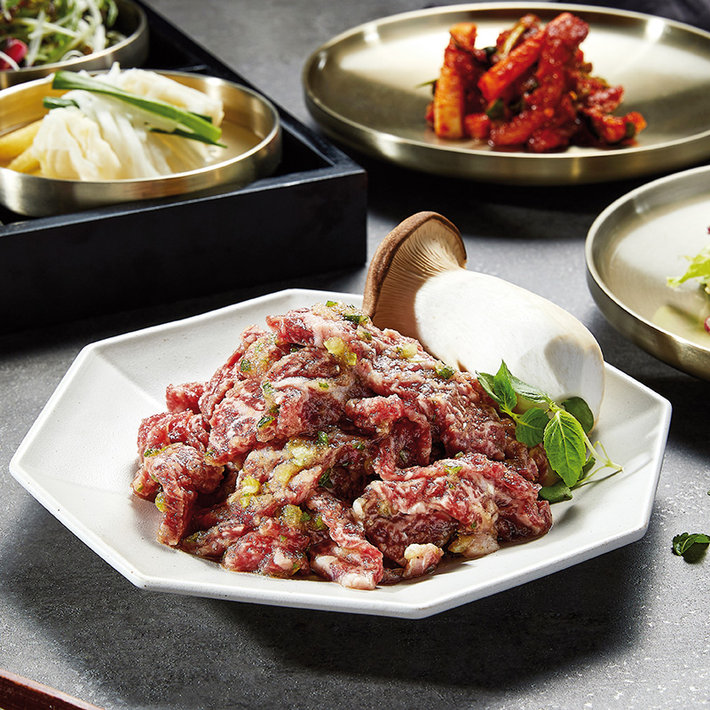 한우 주물럭 반상